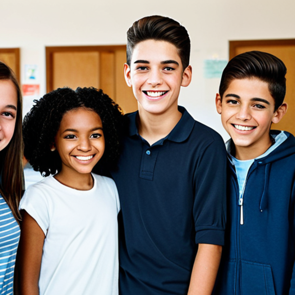 청소년지도사와 지역 커뮤니티 활동 사례 - Hopeful Youth Leader**
A young, professional-looking youth leader, fully clothed in modest attire, ...