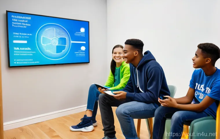 청소년지도사와 청소년 놀이 프로그램 - **Image Prompt 1: The Evolving Role of Youth Counselors**
A diverse group of teenagers (around 1...