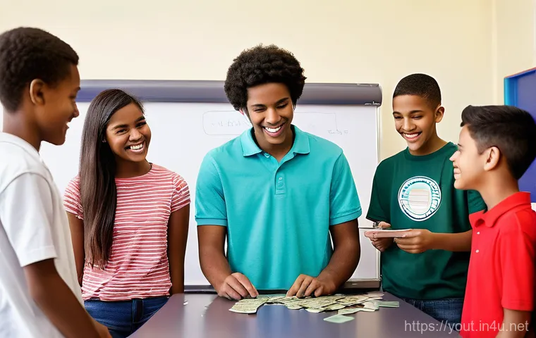 청소년지도사와 청소년 놀이 프로그램 - **Image Prompt 2: Nature-Based Experiential Learning for Teenagers**
    A group of energetic teenag...